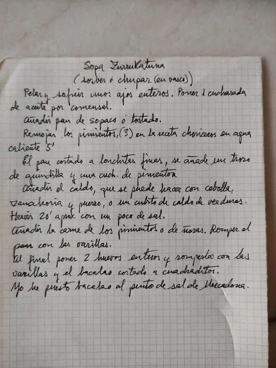 zurrukutuna recipe