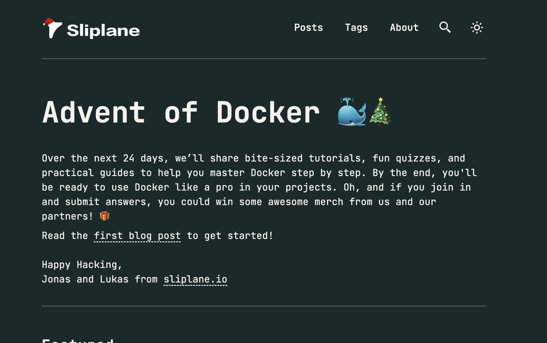 Advent of Docker 2024
