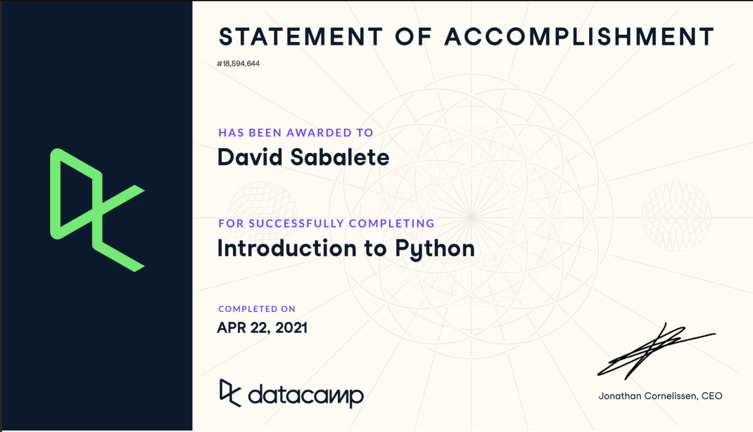 DataCamp - Introduction to Python