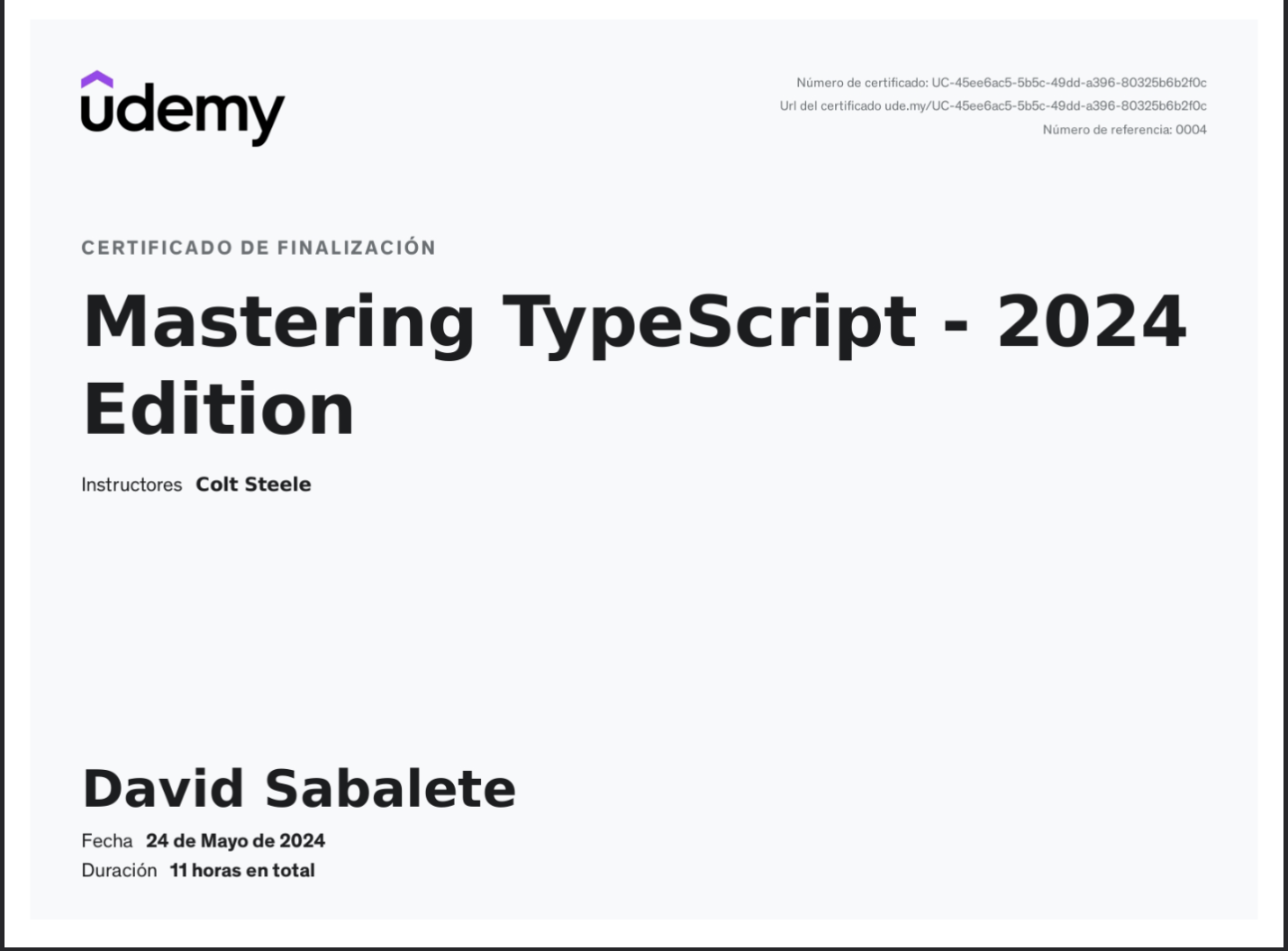 Mastering TypeScript - 2024 Edition